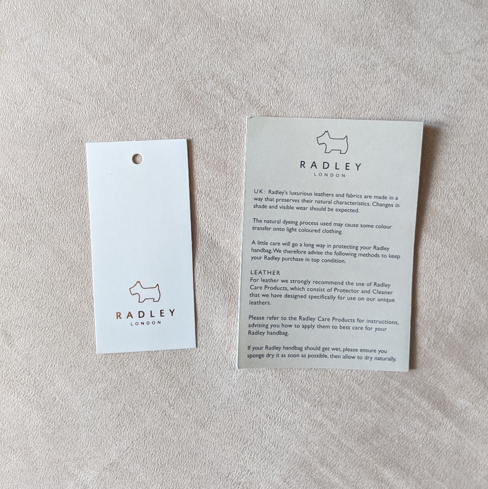 Radley London Greyfriar's Garden Zip-Top Tote -EUC - Picture 13 of 16